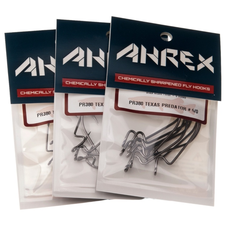 Ahrex Pr380 Texas Predator #3/0 Fly Tying Hooks